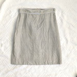 Brooks Brother silk wool pencil skirt size 6 petite